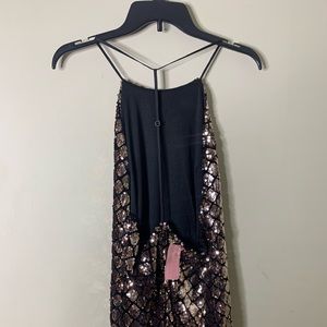 Rose Gold shimmer dress